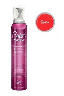 VITALITYS Color Mousse ROSSO barevné pěnové tužidlo 200ml - červené