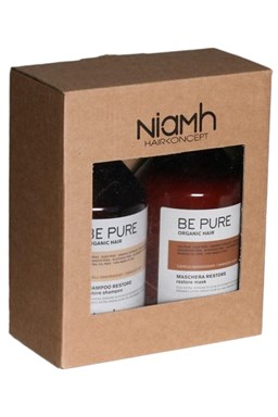 Niamh Be Pure SET Restore Shampoo 500ml + Restore Mask 500ml - starostlivosť na poškodené vlasy