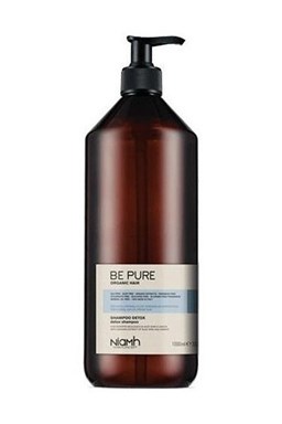 NIAMH Be Pure Detox Shampoo 1000ml - detoxikační šampon na mastné a zplihlé vlasy