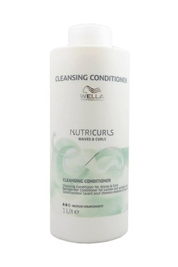 WELLA Nutricurls Waves Curls Cleansing Conditioner 1000ml - čistící kondici. pro kudrnaté a vlnité v
