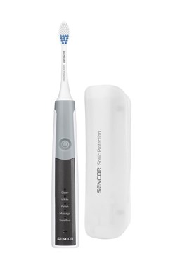 SENCOR SOC 2200SL Sonická elektrická zubná kefka - bielo šedo čierny