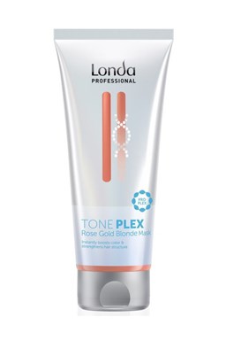 LONDA TonePLEX Rose Gold Blonde Mask 200ml - intenzivní maska pro obnovu barvy vlasů