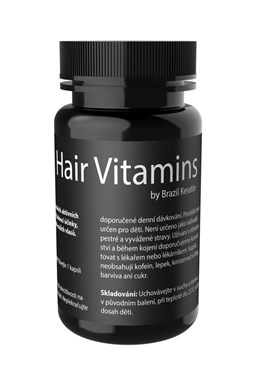 BRAZIL KERATIN Hair Vitamins 30 kapslí - vitamíny pro podporu růstu a houstnutí vlasů