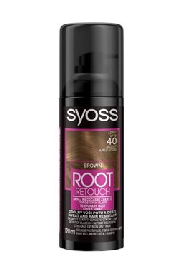 SYOSS Root Retouch BROWN 120ml - tónovací barva na odrosty ve spreji - hnědá