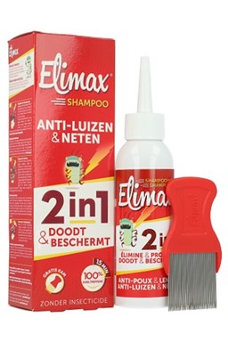 ELIMAX 2 in 1 Kills Lice And Nits Shampoo 100ml - šampon proti vším, usmrcuje a odpuzuje