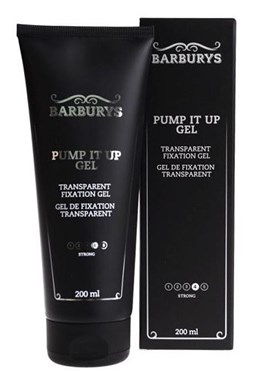 BARBURYS Pump It Up Gel 200ml - velmi silný fixační gel na vlasy