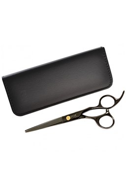 FOX Black Rose Profesionální kadeřnické nůžky na vlasy pro praváky 6´ - černé