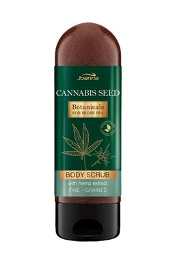 JOANNA Cannabis Seed Body Scrub 200ml - hydratačný telový peeling s výťažkom konope