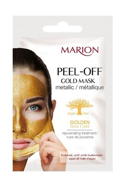 MARION Face Gold Mask Metalic Peel-Off Hyaluronic Acid 6g - odlupovací pleťová maska