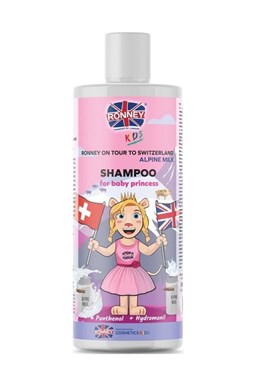 RONNEY Kids Alpine Milk Shampoo For Baby Princess 300ml - dětský šampon