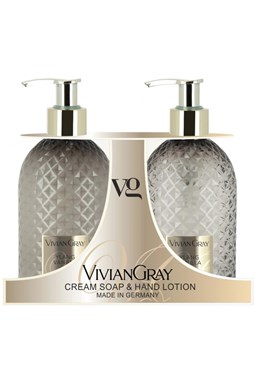 VIVIAN GRAY YLANG VANILLA Soap Gél + Hand Lotion 2x300ml - tekuté mydlo + mlieko na ruky