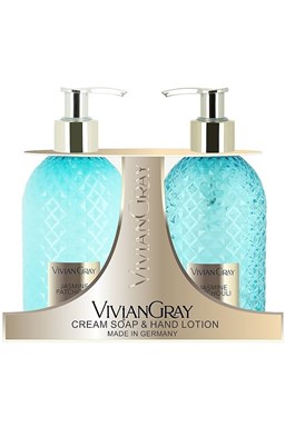 VIVIAN GRAY JASMINE PATCHOULI Soap Gél + Hand Lotion 2x300ml - tekuté mydlo + mlieko na ruky