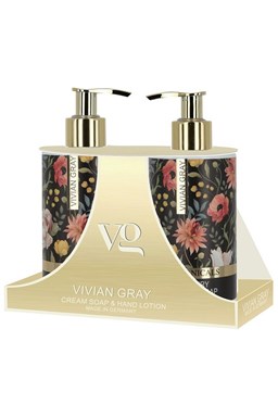 VIVIAN GRAY BOTANICALS Crema Soap + Hand Lotion 2x250ml - tekuté mydlo + mlieko na ruke