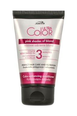 JOANNA Ultra Color Pink Shades Conditioner 100g - barvicí kondicionér