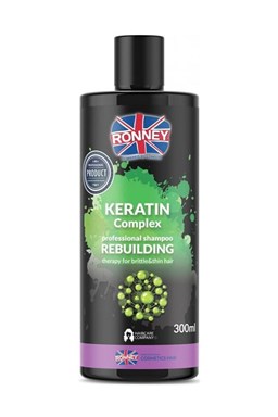 RONNEY Keratin Shampoo 300ml - šampon s keratinem pro slabé a křehké vlasy