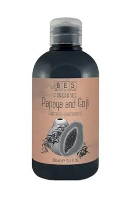 BES Fragrance Papaya And Goji Shampoo 300ml - vlasový šampon s vůní Papaya a Goji