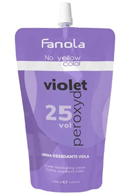 FANOLA No Yellow Violet Peroxyd 25vol - fialový oxydant s anti-žltým účinkom