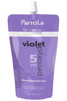 FANOLA No Yellow Violet Peroxyd 5vol - fialový oxydant s anti-žltým účinkom