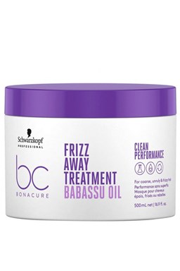 SCHWARZKOPF BC Frizz Away Treatment 500ml - maska pro nepoddajné a krepaté vlasy