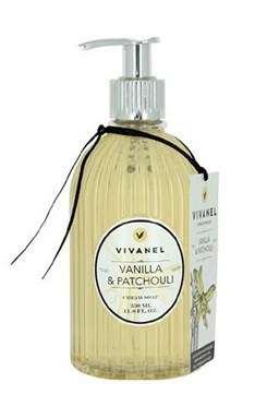 VIVANEL VANILLA PATCHOULI Cream Soap 350ml - luxusné tekuté mydlo s dávkovačom