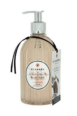 VIVANEL GRAPEFRUIT VETIVER Cream Soap 350ml - luxusné tekuté mydlo s dávkovačom