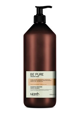 NIAMH Be Pure Restore Shampoo 1000ml - obnovující šampon pro poškozené lámavé vlasy