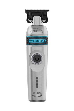 GAMMA PIÚ Trimmer CYBORG - profesionálny celokovový zastrihávač vlasov a fúzov