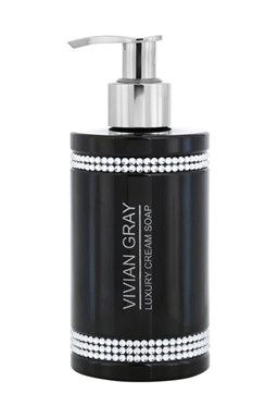 VIVIAN GRAY CRYSTALS BLACK Luxury Cream Soap 250ml - luxusné tekuté mydlo na ruky