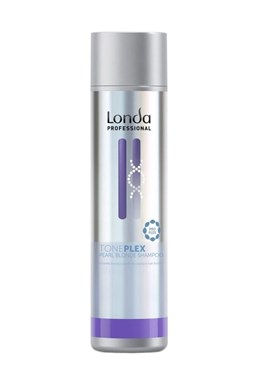 LONDA TonePLEX Pearl Blond Shampoo 250ml - fialový šampon na vlasy pro studenou blond