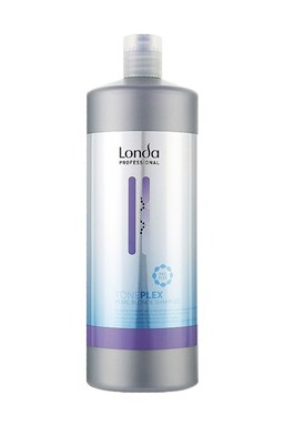 LONDA TonePLEX Pearl Blond Shampoo 1000ml - fialový šampon na vlasy pro studenou blond