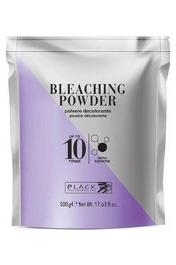 BLACK Professional Bleaching Powder With Keratin - melír zesvětlující o 10 tónů - sáček 500g