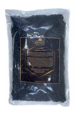 BARBERCO Hard Wax Beans Black 1000g - depilačné voskové zrnká - čierna