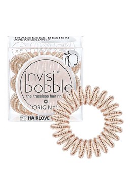 INVISIBOBBLE Original Of Bronze And Beads 3ks - Spirálové gumičky do vlasů