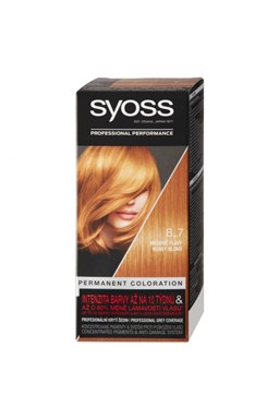 SYOSS Professional Permanentní barva na vlasy - Medově plavý 8-7
