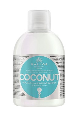 KALLOS KJMN Coconut Shampoo 1000ml - hydratační šampon na suché vlasy