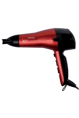 SENCOR SHD 6600 Fén na vlasy 2000W - ultra lehký vysoušeč vlasů - červený
