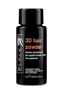 BLACK Professional 3D Hair Powder With Panthenol 8g - objemový púder pre jemné vlasy