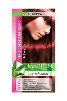 MARION Hair Color Shampoo 98 Burgundy - farebný tónovací šampón 40ml - burgundská červeň