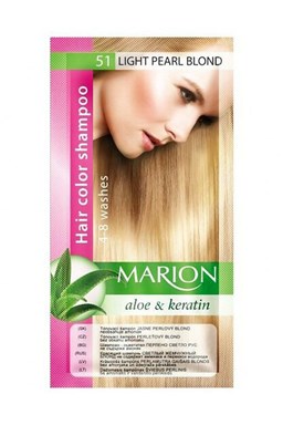 MARION Hair Color Shampoo 51 Light Pearl Blonde - tónovací šampón 40ml - svetlo perleťová blond