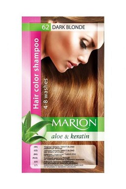 MARION Hair Color Shampoo 62 Dark Blonde - farebný tónovací šampón 40ml - tmavá blond