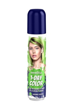 VENITA 1-DAY Colouring Spray 3 SPRING GREEN - barevný sprej na vlasy 50ml - zelený