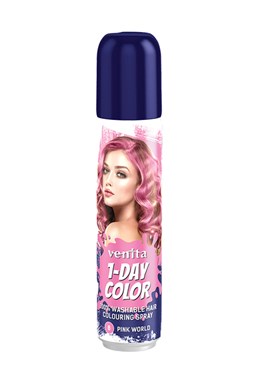 VENITA 1-DAY Colouring Spray 8 PINK WORLD - barevný sprej na vlasy 50ml - růžový