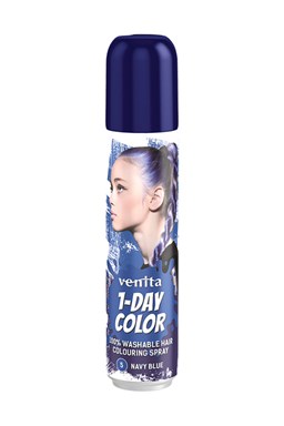 VENITA 1-DAY Colouring Spray 5 NAVY BLUE - barevný sprej na vlasy 50ml - tmavě modrý