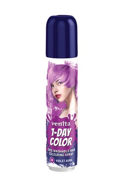 VENITA 1-DAY Colouring Spray 10 VIOLET AURA - barevný sprej na vlasy 50ml - fialový