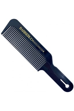 BARBERCO Clipper Comb Black - čierny hrebeň s rúčkou na strihanie vlasov