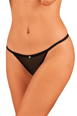 Tangá Obsessive Celia Noir crotchless thong