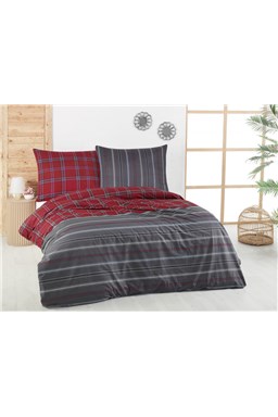 Kvalitex Klasické posteľné bavlnené obliečky DELUX 140x200, 70x90cm CAMPUS šedé