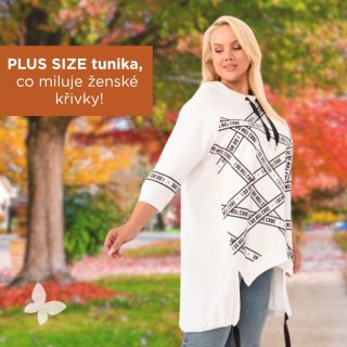 🌸 Krása má všechny velikosti – a tahle tunika to ví! 🌸 Hledáte stylový kousek pro plnoštíhlé postavy, který neškrtí,...